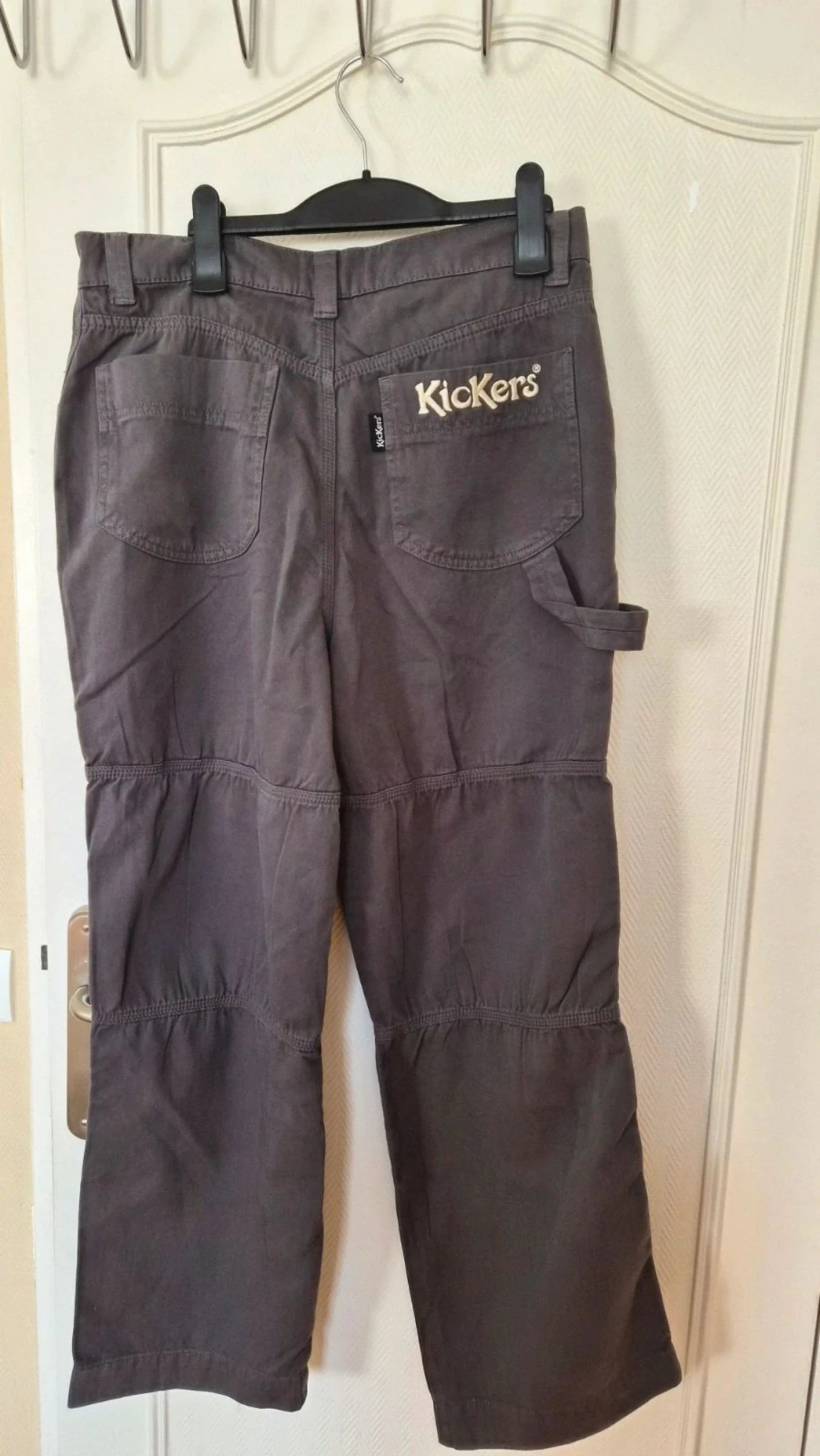 Grijze cargo broek Kickers 100% katoen, maat 40, nieuw – photo 2